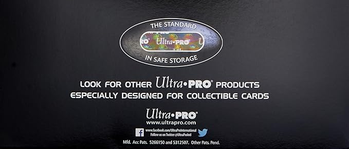 Ultra Pro 4-Pocket Platinum Page with 3-1/2" X 5-1/4" Pockets 100 ct.