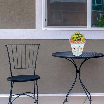 Briarwood Lane Spring Planter 8.5" x 8.5" x 8.5" Wildflowers Small for Spring Planter