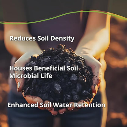 Perlite Bliss (8 Qts) + Vermiculite Bliss (8 Qts) + Char Bliss (8 Qts) - Organic Perlite for Plants - Fine Vermiculite for Gardening - Biochar Horticultural Charcoal for Plants - Bulk Soil Amendments
