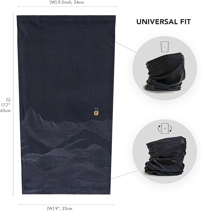 Performance neck gaiter - UPF50+ Ultra Soft & Breathable all season sport mask for Men and Women