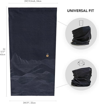 Performance neck gaiter - UPF50+ Ultra Soft & Breathable all season sport mask for Men and Women