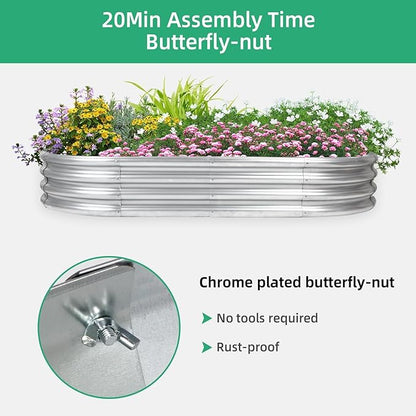 Raised Garden Bed (1, 4×2×1ft)