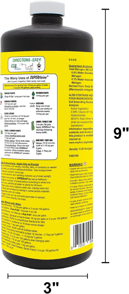 SUPERthrive Plant Vitamin Solution, 1 Quart