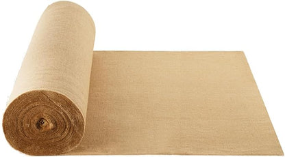 VEVOR Burlap Fabric Roll, 40” x 300 ft High Density Natural Jute Fiber Material for Outdoor Plant Care, Tree Wrap Roll, Decor, DIY Crafts, Wedding, Garden Weed Barrier, Plants & Trees Winter Covering