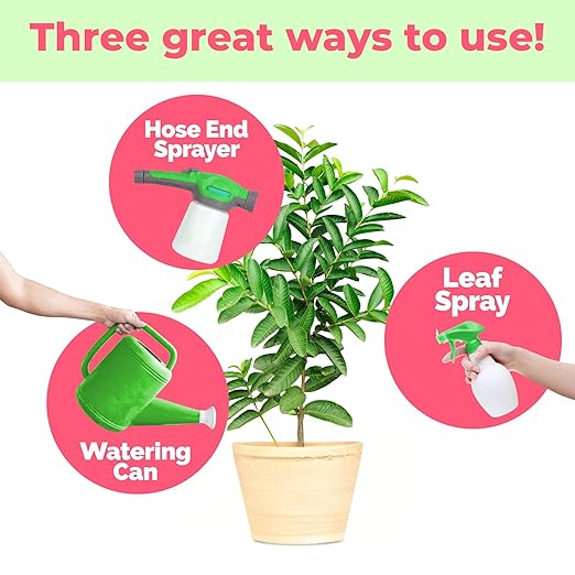 Guava Tree Fertilizer for Guava Trees, Great for White, Pink, and Red Guava Varieties, Liquid Fertilizer by TPS Plant Foods, 1 Gallon (128 oz)