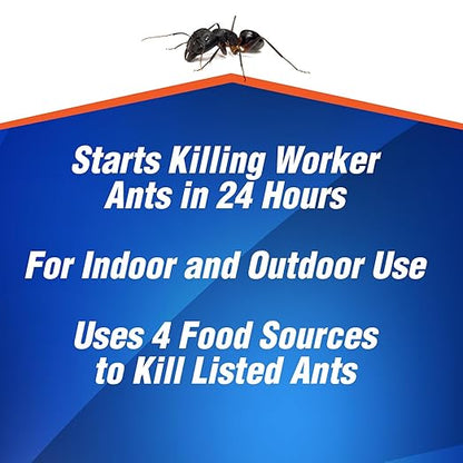 Homeplus™ Ant Killer AB, Metal Bait Station, Ants Killer for House, Ant Traps Indoor & Outdoor, 12 Pack