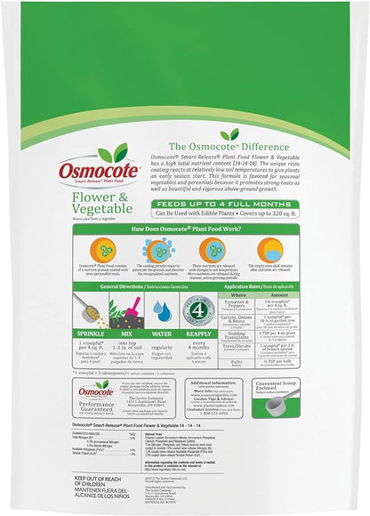 Osmocote Smart-Release Plant Food Flower & Vegetable, 8 lb.