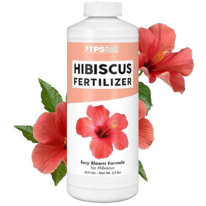 Hibiscus Fertilizer for Tropical and Flowering Plants, Liquid Plant Food, 32 oz (1 Quart)