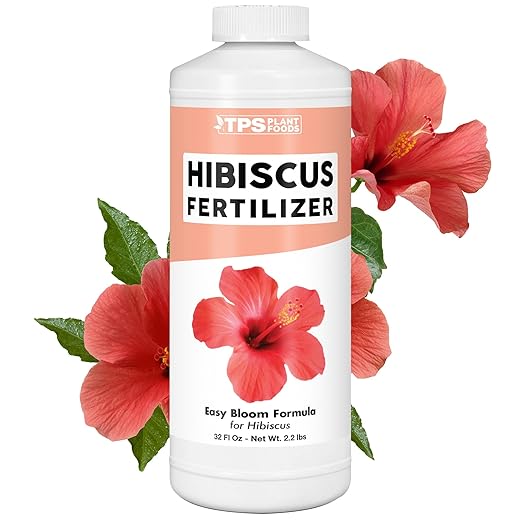 Hibiscus Fertilizer for Tropical and Flowering Plants, Liquid Plant Food, 32 oz (1 Quart)