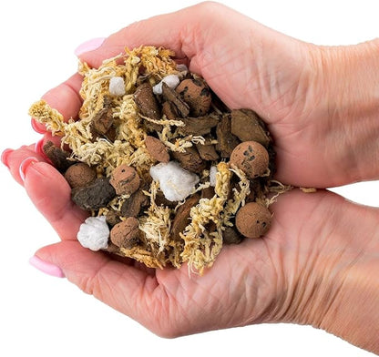 Gardenera Premium PHALAENOPSIS Imperial Orchid Potting Mix - Hand Mixed in Small Batches | Great for Phalaenopsis of All Kinds - 4 Quart Bag