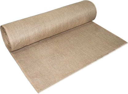 Garden Burlap Roll, 40" x 100 Feet Natural Jute Burlap Fabric Roll for Gardening Raised Bed Liners,Seed Cover,Edging,Weed Barrier,Aisle Runner Plant Cover Tree Protections (40" x 100 Feet)