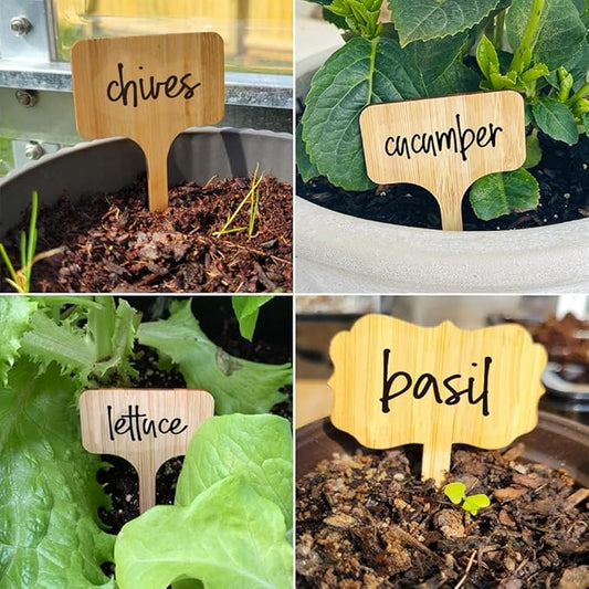 202Pcs Plant Labels, Herb & Plant Labels, Nursery Garden Tags for Pots - Seed Markers Vegetable Fruit Stickers Organization Labels for Indoor/Outdoor