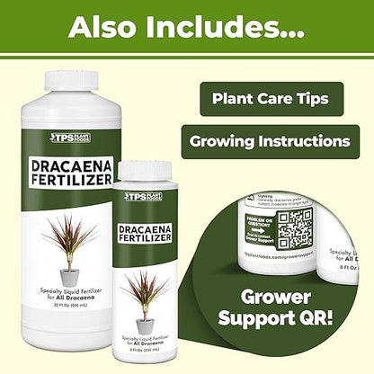 Dracaena Fertilizer - Liquid Plant Food for All Dracaena Plants and Trees, 32 oz