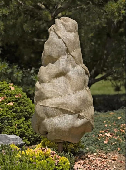 Burlap Fabric Roll 45" x15' | Versatile Material for Plant Cover, Placemats, Tree Wrap, Sackcloth Projects, and Table Runner