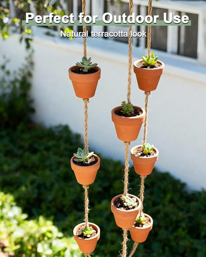 Riseuvo 32pcs 2" Small Mini Terracotta & Clay Pot Planter - Cactus Flower Nursery Terra Cotta Pots with Drainage, Perfect for Indoor/Outdoor Plants, Crafts