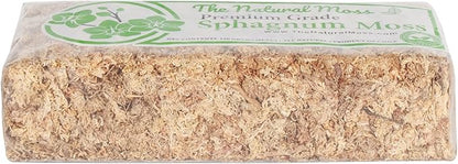 Inc Premium Chilean Sphagnum Moss 150 Grams/0.33 pounds, Premium Moss Dried, Long Fiber Moss Perfect for Healthy Orchids & Plants Growth repotting