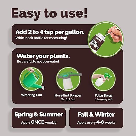 Worm Casting Tea - Concentrated Liquid Earthworm Tea for Plants, Bokashi and Compost Booster 128 oz (1 Gallon)