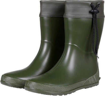Asgard Women's Mid Calf Rain Boots Collar Gardening Boots Ultra Lightweight Portable Garden Shoes
