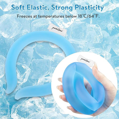 Neck CoolingTube, Reusable Ice Cooler Wearable Body CoolingProducts, Neck Coolers for Hot Weather
