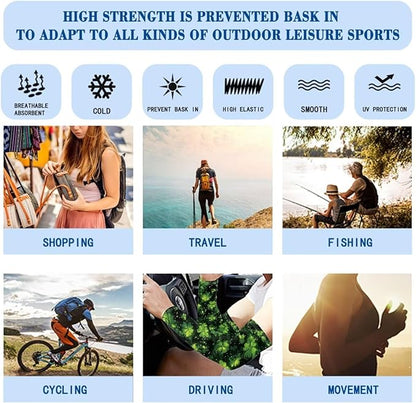Binienty Unisex Arm Sleeves for Driving, Golf, Cycling, Sports, UV Protector Cooling Arm Sleeves Cover