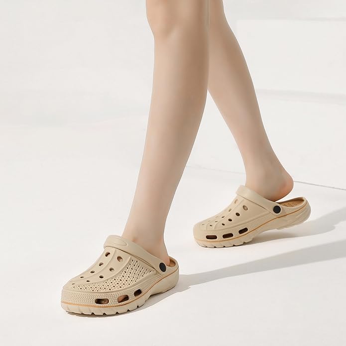 Women Men Orthopedic Clogs Arch Support Garden Shoes Sandals Slippers with Plantar Fasciitis Insoles