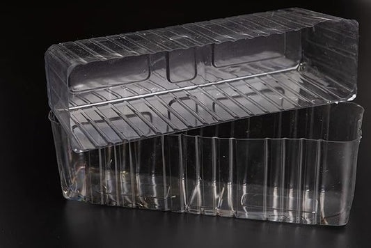 Clear Plastic Liners Inserts for Wood Boxes and Planters (10.5”x 3” x 3.5”) (Sell in Pack of 12) (to fit12 Planter) (L120404)