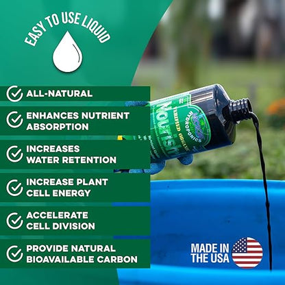 MICROBE LIFE HYDROPONICS Nourish-L Liquid Fertilizer for Hydroponics Gardening, Stimulator to Enhance Plant Nutrient Absorption for Fruits and Vegetables, Better Yields Better Grows, 1 Gallon