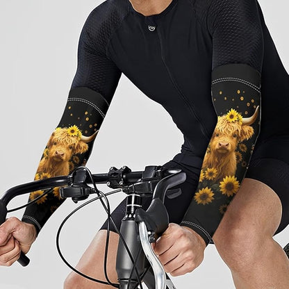 Binienty Unisex Arm Sleeves for Driving, Golf, Cycling, Sports, UV Protector Cooling Arm Sleeves Cover