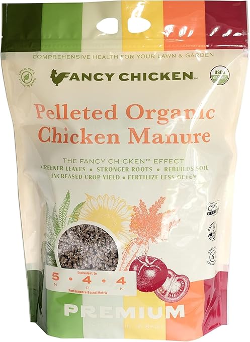 Premium Manure – 15 Lb Pelleted Organic Fertilizer with Natural Performance Enhancers, All-Natural Plant Food Ideal for Vegetables Gardening & Farming USDA