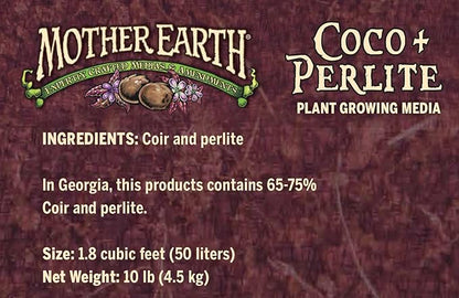 Mother Earth Coco + Perlite Mix, Growing Media for Indoor and Outdoor Container Gardening, 1.8 cu. ft.