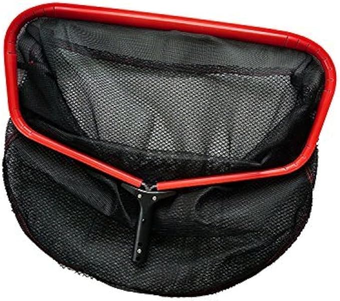 FibroPool Professional Swimming Pool Leaf Skimmer Net - Ultra Fine Mesh for Above and inground - Heavy Duty Debris Cleaning Accessories (18 Inch)