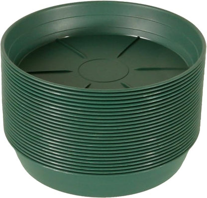 Hydrofarm HGS6P Green Premium, 6", Pack of 25 Saucer, 6"