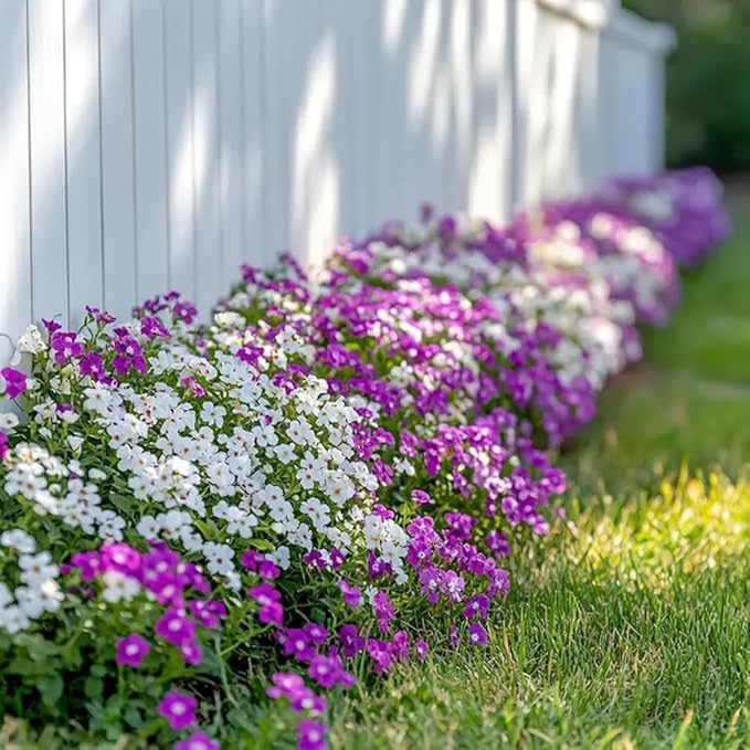 200+ Mix Sweet Alyssum Seeds Groundcover Flowers Garden Planting