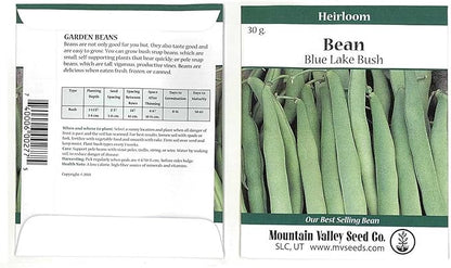 Blue Lake FM1K Pole Bean Seeds - 30 Gram Packet - Non-GMO, Heirloom - Green Bean Vegetable Garden Seeds - Phaseolus vulgaris