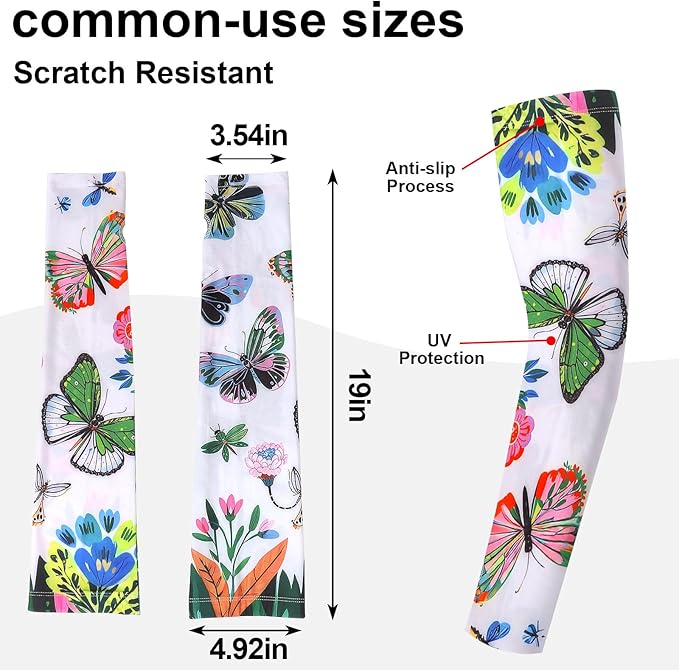 Ultra-Thin Sun Protection Security Gardening Sleeves Flowers Thorn Proof Cooling Arm Sleeves to Cover Arms