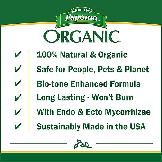 Espoma GT8 Organic Garden-Tone Fertilizer with My Garden Pool PH Soil Test Strips 20 ct, and My Garden Pool Gardening Claw Gloves and Garden-IQ, Smart Gardening AI Assistant!