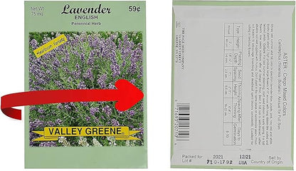 Set of 50 Flower Seed Packets! Flower Seeds in Bulk, 15 or More Varieties Available!