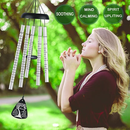 36'' Sympathy Memorial Wind Chimes for Loss of Mother Condolence Sympathy Memorial Gifts for Loss of Mom Mother Windchimes in Memory of A Loved One
