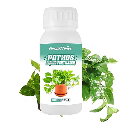 Professional Liquid Pothos Plant Fertilizer, Liquid Plant Food for Houseplants, Snake Plants, Peace Lilies, Flowers, Multi-Purpose Blend & Gardening Supplies 10oz(300ML)