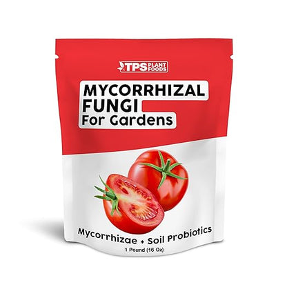 Mycorrhizal Fungi for Gardens – Mycos for Transplanting & Established Edible Plants, with Mycorrhizae and Soil Probiotics (16 oz)
