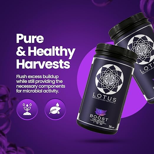 Boost Pro Series Bloom Booster and Yield Enhancer, Boost Any Plant Feeding Recipe for Turbo-Charged Flower Density/Oil Production, Amino Nitrogen Formula for Soil, Hydroponics and Coco Coir - 36 oz
