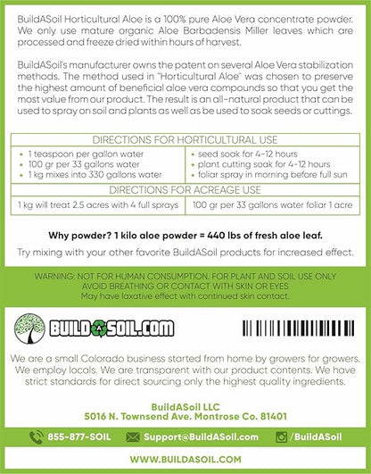 BuildASoil Horticultural Aloe (4 oz)