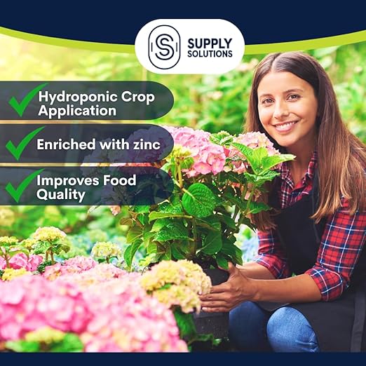 Supply Solutions Ammonium Sulfate Fertilizer 21-0-0 +24% Sulfur for Deep Green Plants - Soil Acidifier for Flowers, Trees, Lawn, Acid Loving - Sulfur for Plants Hydrangea Fertilizer (5 Pounds)