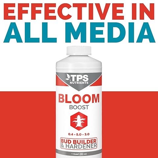 TPS NUTRIENTS Bloom Bud Builder & Flower Hardener Plant Nutrient and Supplement, Triggers Fast Flowering 1 Quart (32 oz)