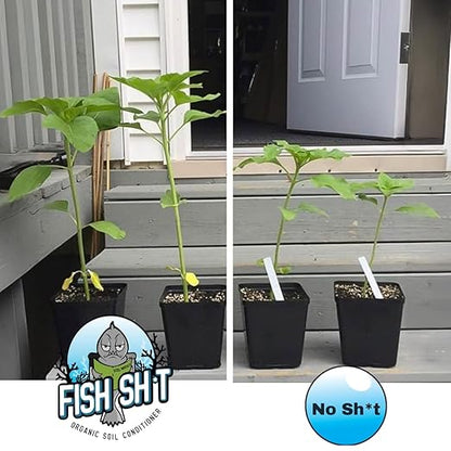 Fish Head Farms Organic Soil Conditioner for Yield and Flavor Enhancement. Improves Fertilizer Efficiency. Useful in Both Garden Soil and Hydroponics Applications - 500 Milliliter with 80 Milliliter