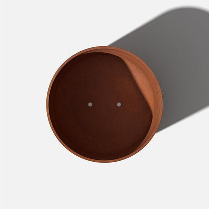 Veradek Patina Series Kona Planter - Round Planter for Outdoor Porch/Garden | Naturally Rusting Planter for All-Weather Use