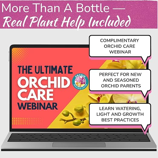 Orchid Fertilizer Spray – Nourishing Liquid Plant Food Mist for Healthy Orchids – Easy-to-Use Nutrient Boost for Vibrant Blooms & Healthy Roots – Made in USA – 8 oz