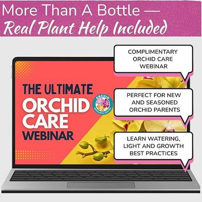 Orchid Fertilizer Spray – Nourishing Liquid Plant Food Mist for Healthy Orchids – Easy-to-Use Nutrient Boost for Vibrant Blooms & Healthy Roots – Made in USA – 8 oz