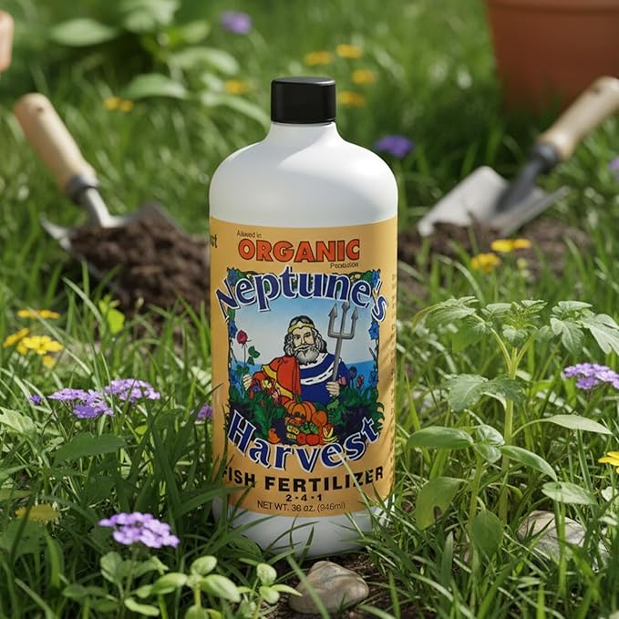 Neptune's Harvest Fish Fertilizer 2-4-1-36oz Bottle (Pack of 1) - Organic Liquid Plant Fertilizer - Fish Hydrolysate for Vegetables, Flowers, Fruit, Trees, Grass - Indoor and Outdoor Plant Food