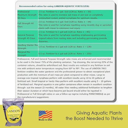 Landon Aquatic Fertilized Potting Soil 12-20-8